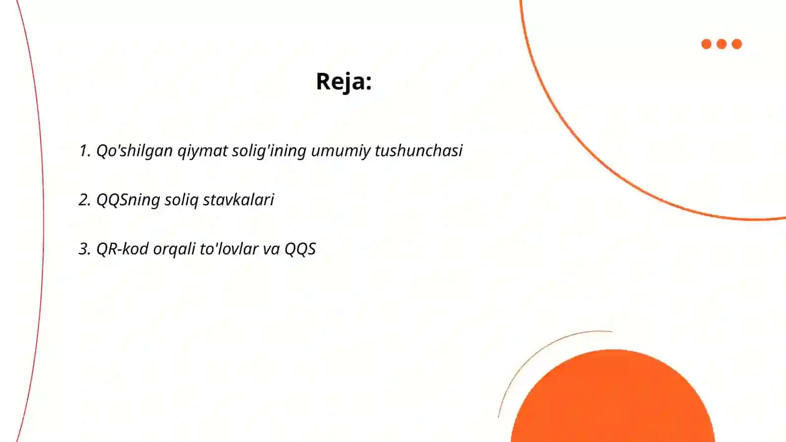 Qo’shilgan Qiymat Solig’i 2