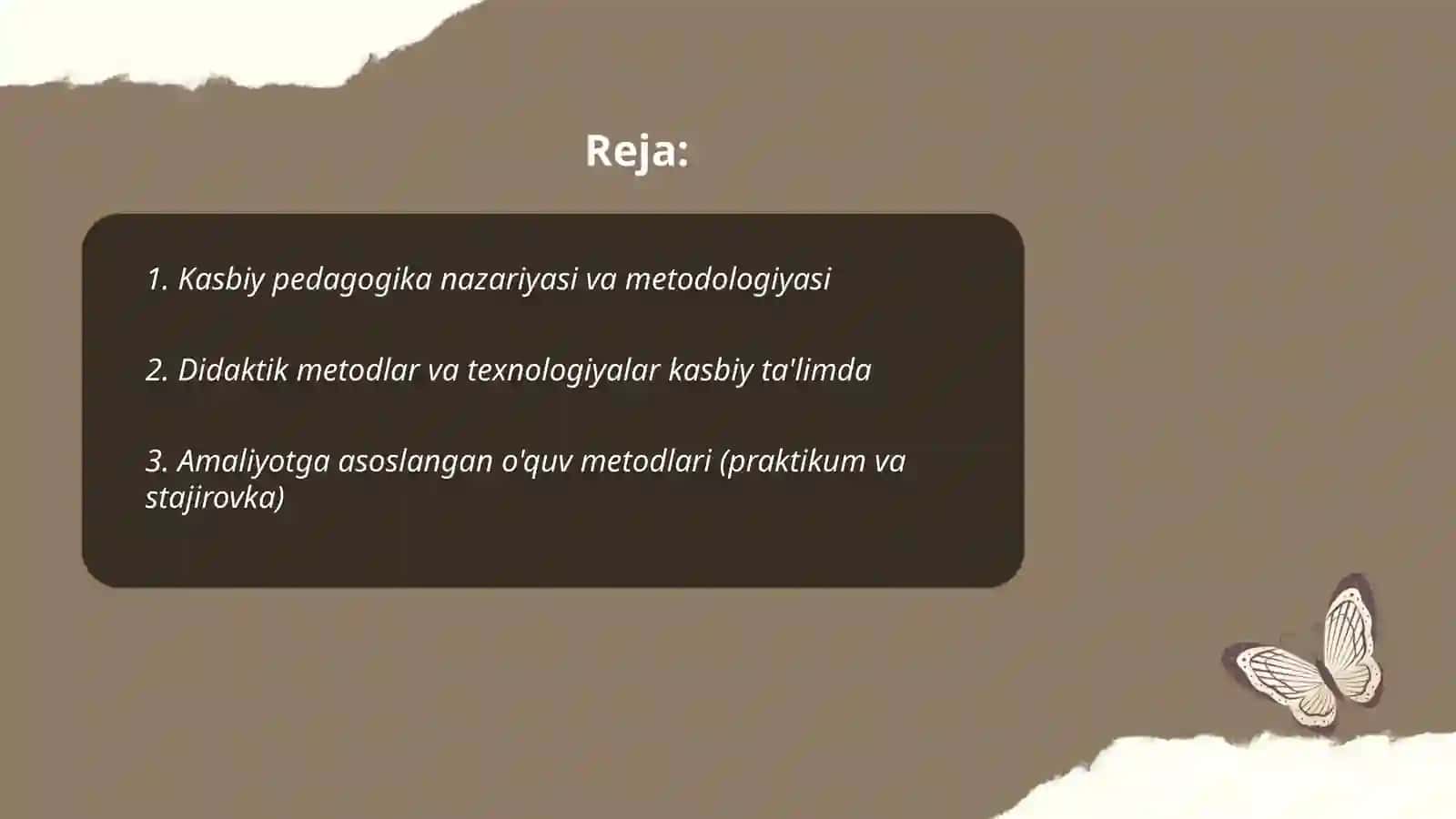 Kasbiy pedagogikasa metodlar 2