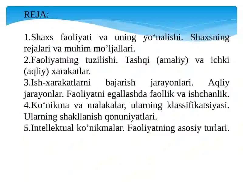 faoliyat 2