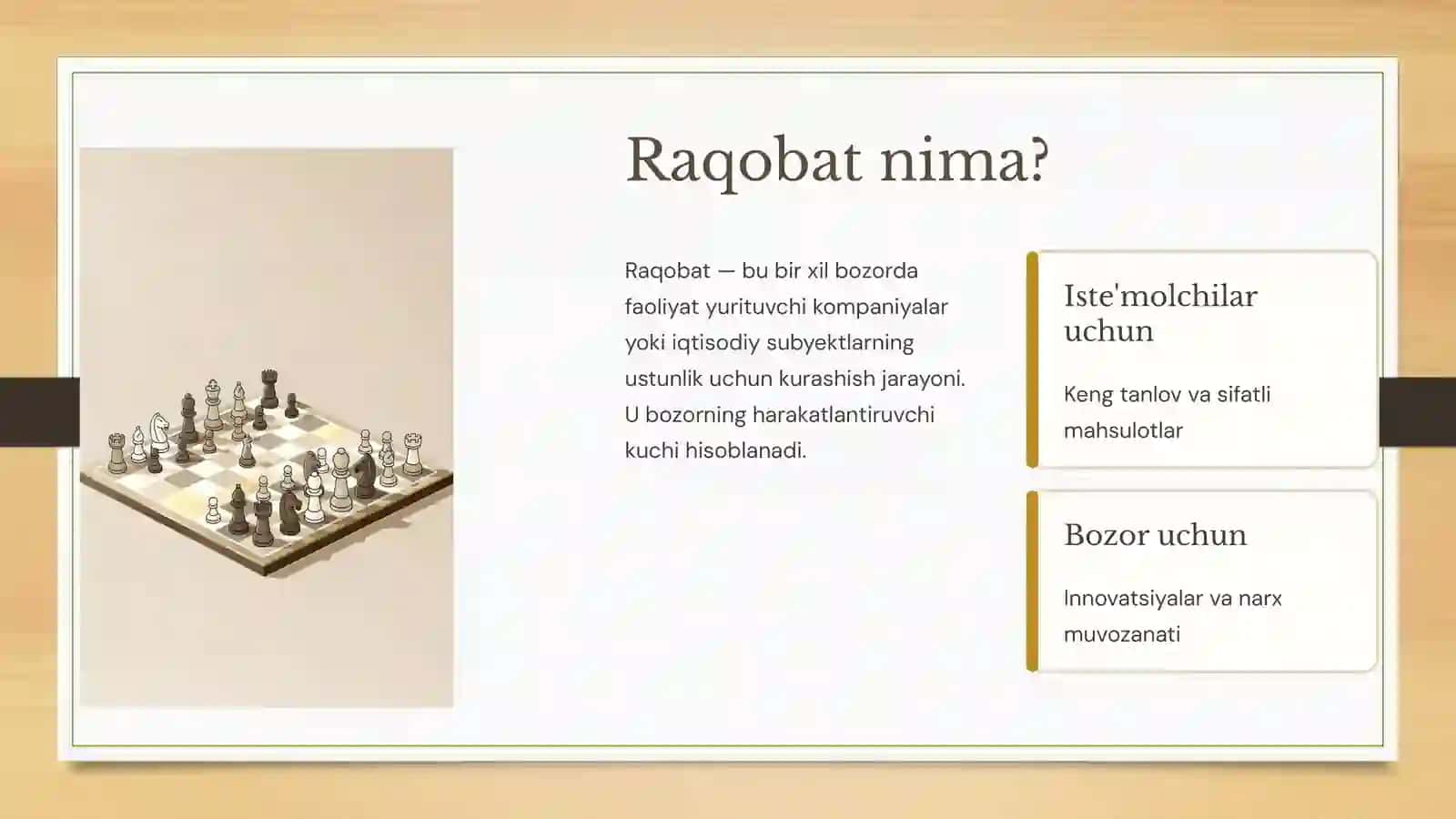 Monopolistik raqobat va mahsulot differensiallashuvi 2