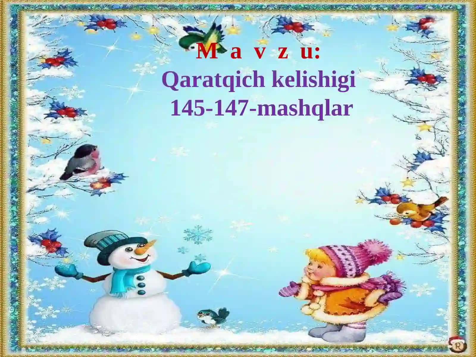 Qaratqich kelishigi 2