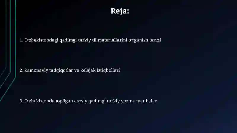 Oʻzbekistonda qadimgi turkiy til materiallarini oʻrganish 2