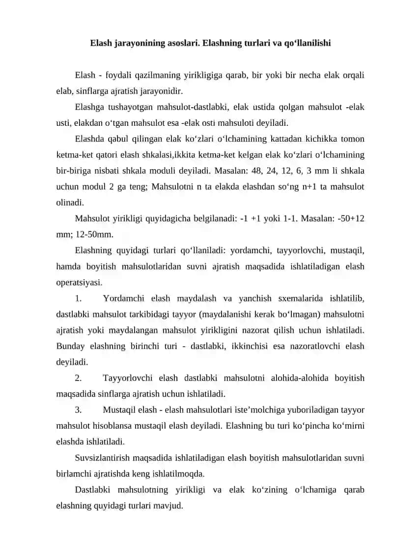 Elash jarayoni 2