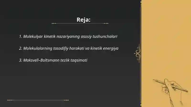 Molekulyar kinetik nazariya 2