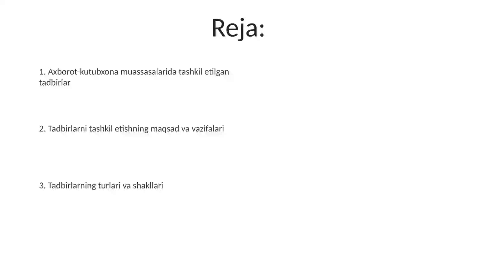 Tadbirlarning maqsad va vazifalari 2