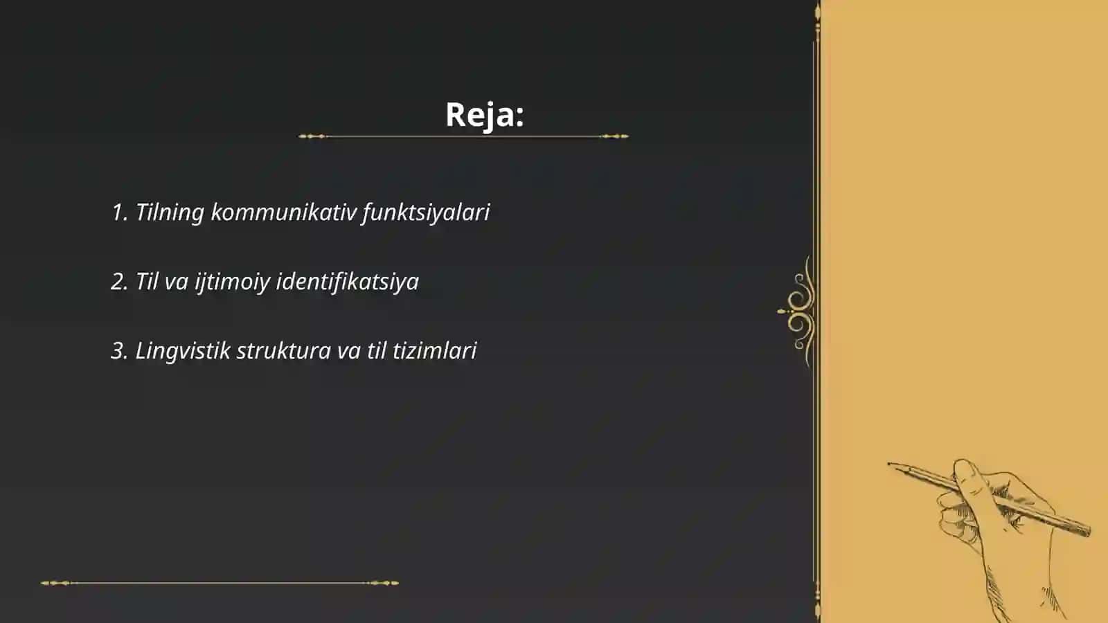 Tilning tizim sifatidagi mohiyati 2