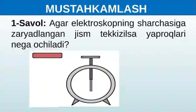 Elektr toki haqida tushuncha 2
