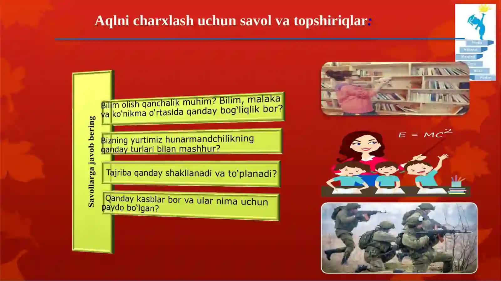 Bilim ol, kasb-hunar tanla 2