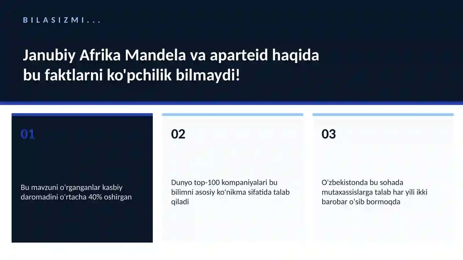 Janubiy Afrika Mandela va aparteid 2