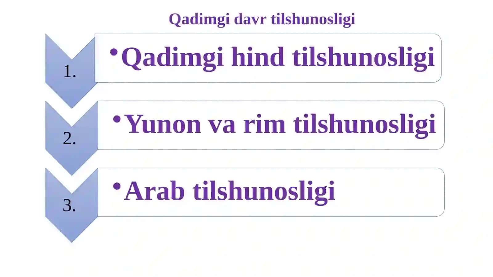 Qadimgi tilshunoslik maktablari 2