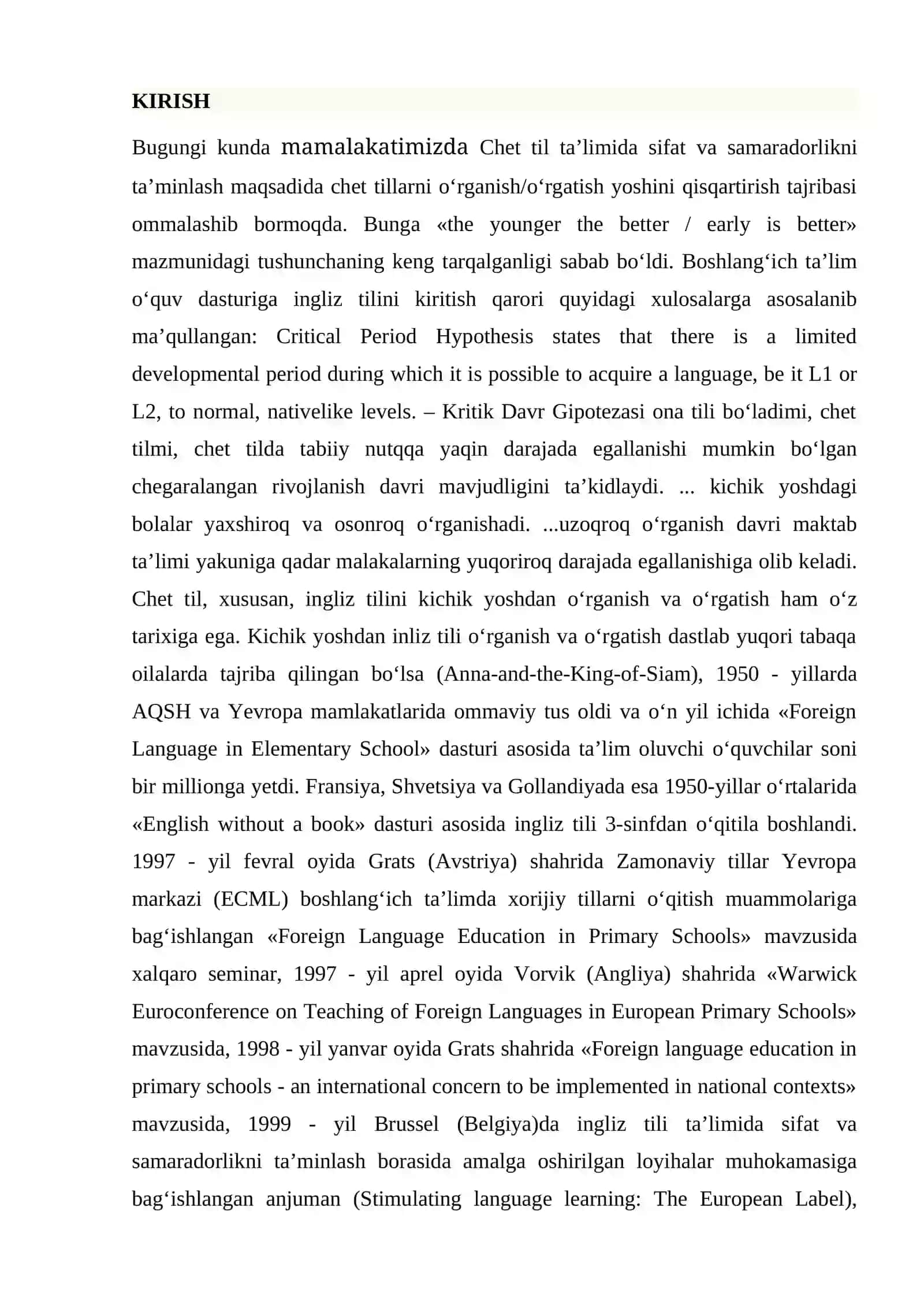 INGLIZ TILI O`QITISHDA NOANANAVIY O`QITISH METODLARINING KAMCHILIKLARI 2