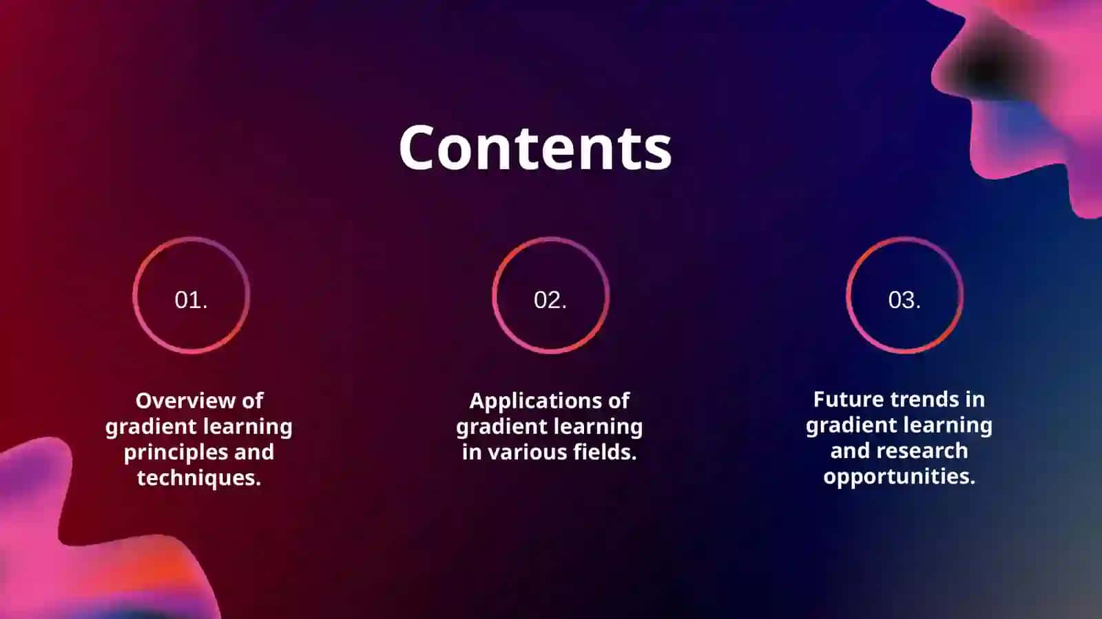 Gradient learning 2