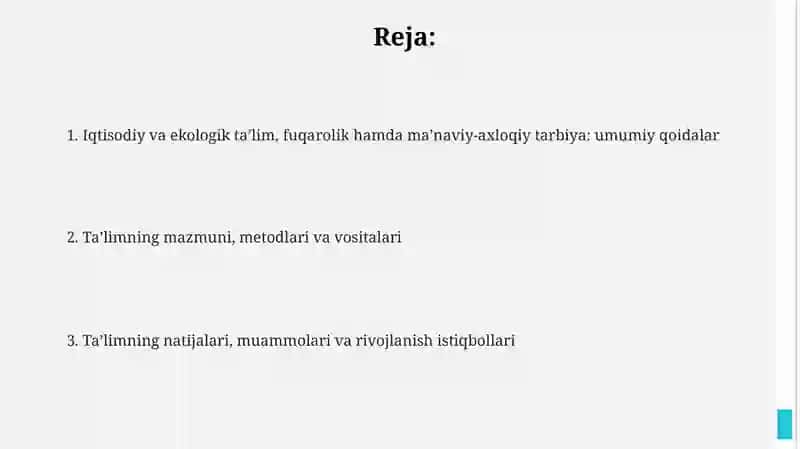 Iqtisodiy va ekologik tarbiya 2