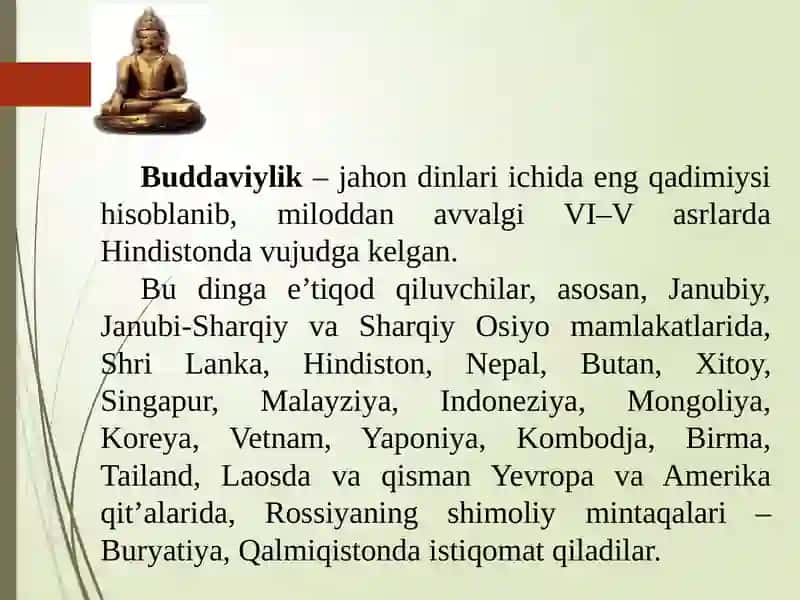 Buddaviylikdininingpaydobo‘lishtarixi 2
