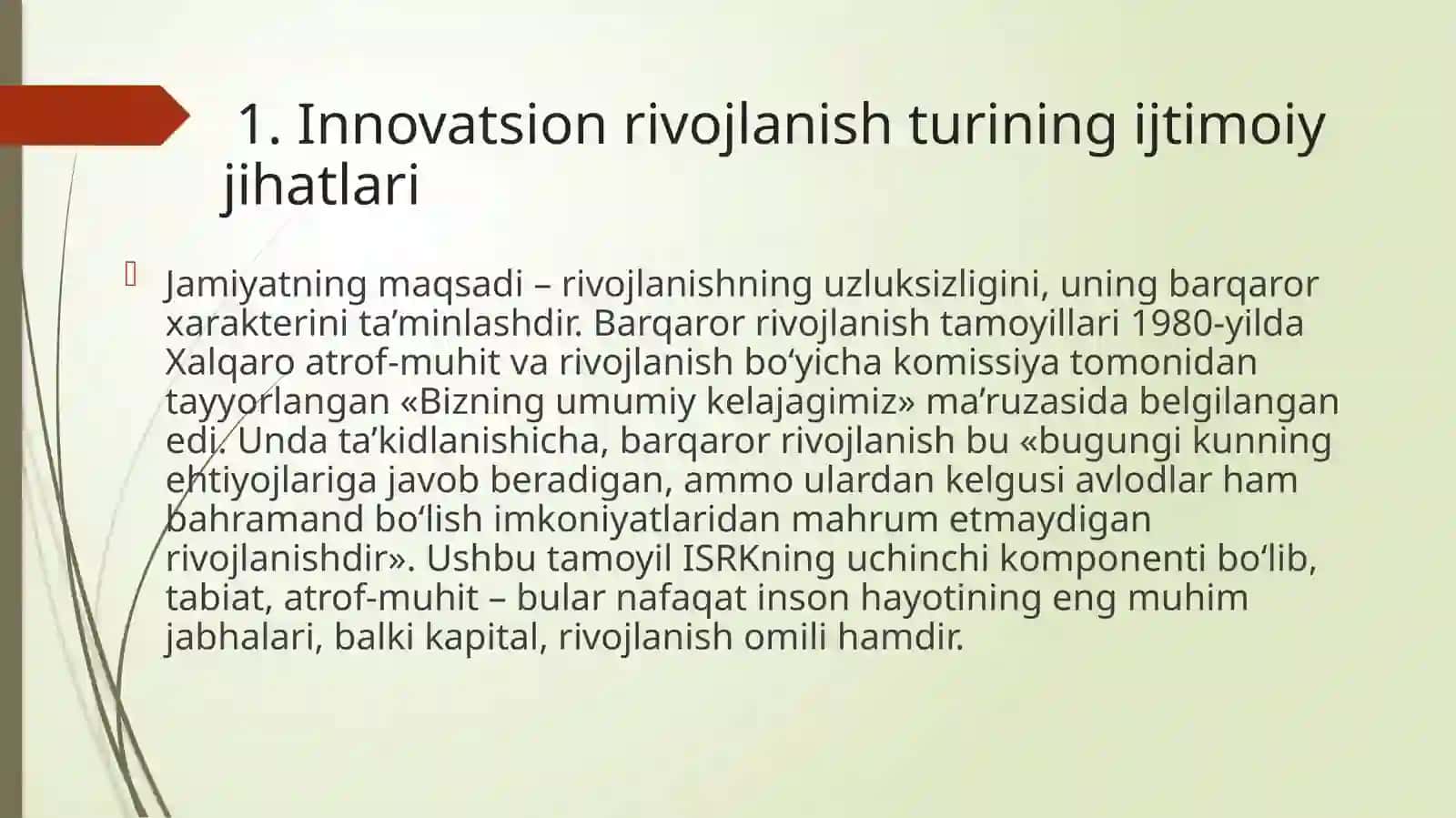 Innovatsion rivojlanish, jamiyatni iqtisodiy va ijtimoiy muvofiqlashtirish muammosi 2