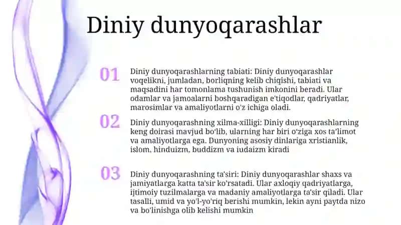 Dunyoqarash Shakillari 2