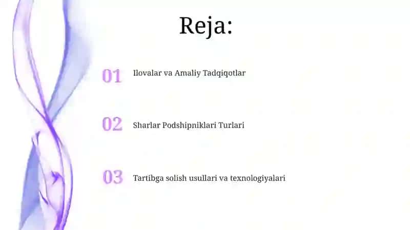 Sharlar podshipniklari turlari 2