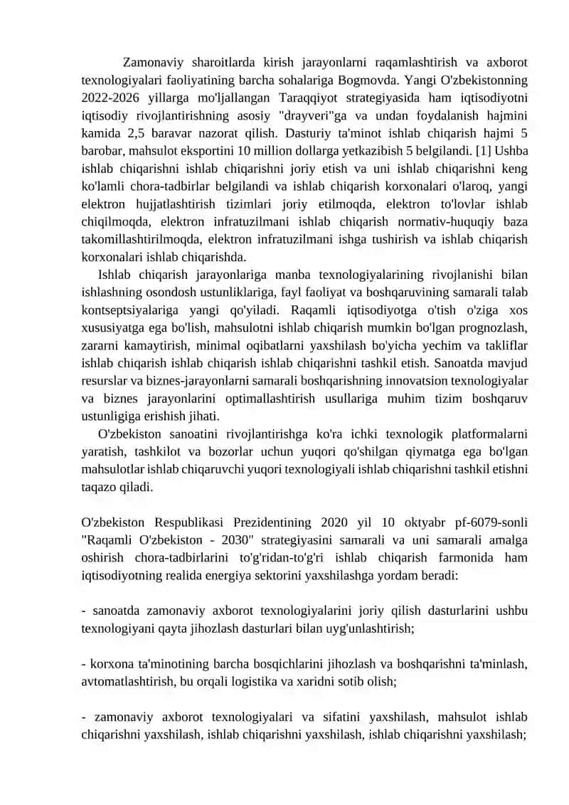 Ishlab chiqarish hajmini rejalashtirish va optimallashtirish usullari 2