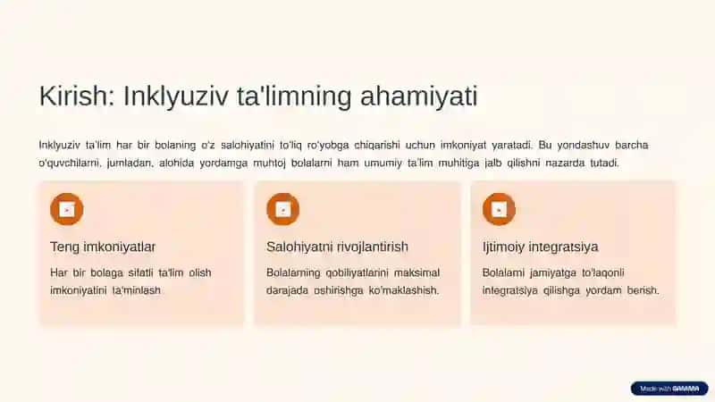 Inklyuziv ta'lim texnologiyalari 2