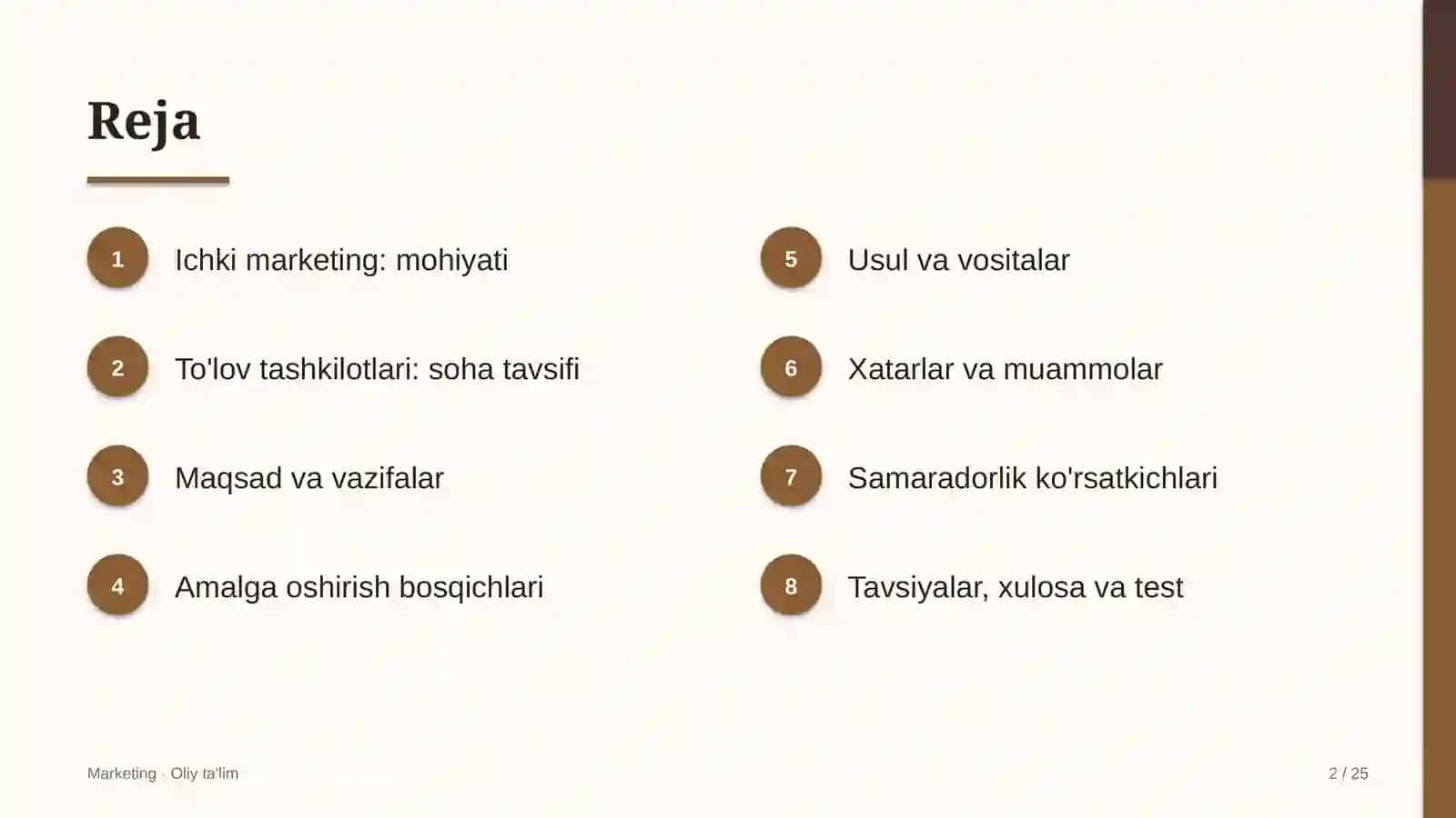 to'lov tashkilotlarida ichki marketing 9256 2