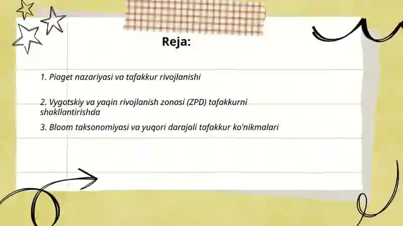 Tafakkur borasidagi pedagogik nazariyalar 2