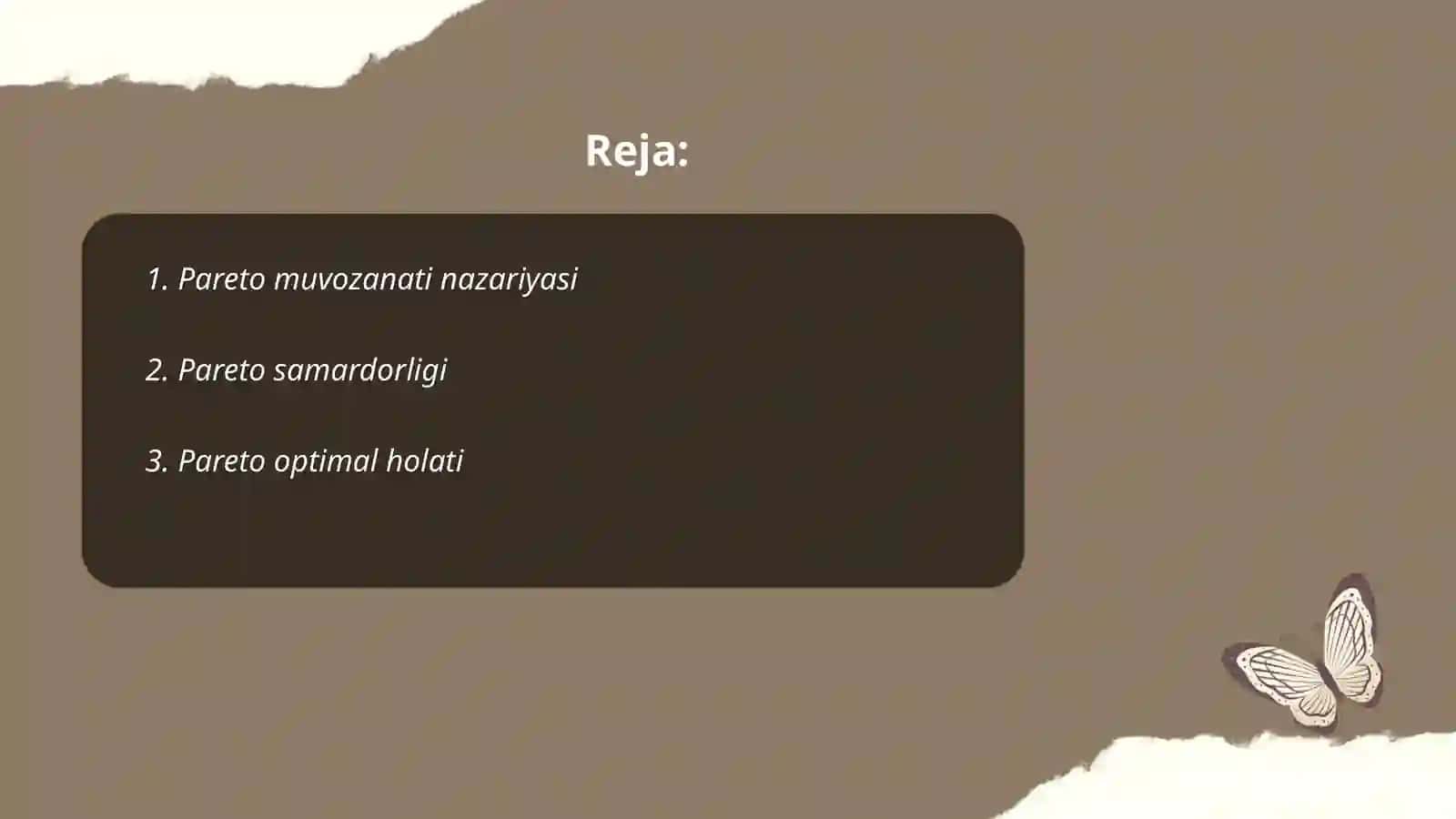 Pareto muvozanati 2