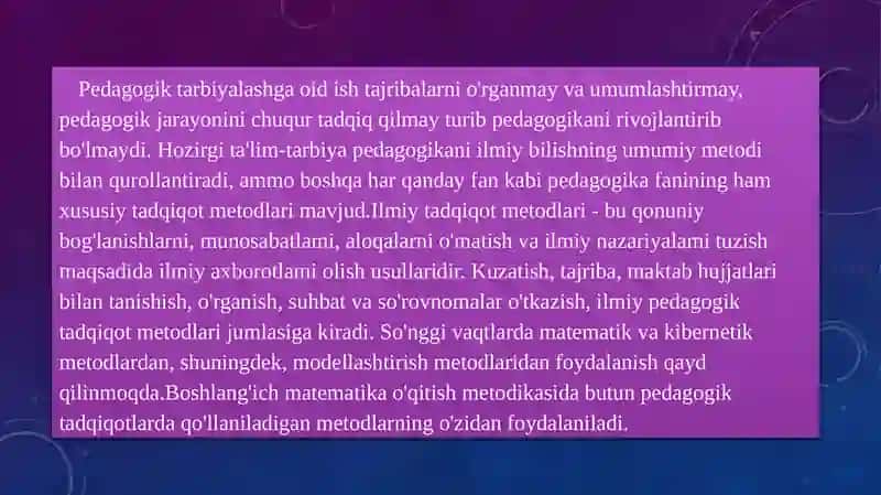 Ilmiy Taqiqot Metodlari 2