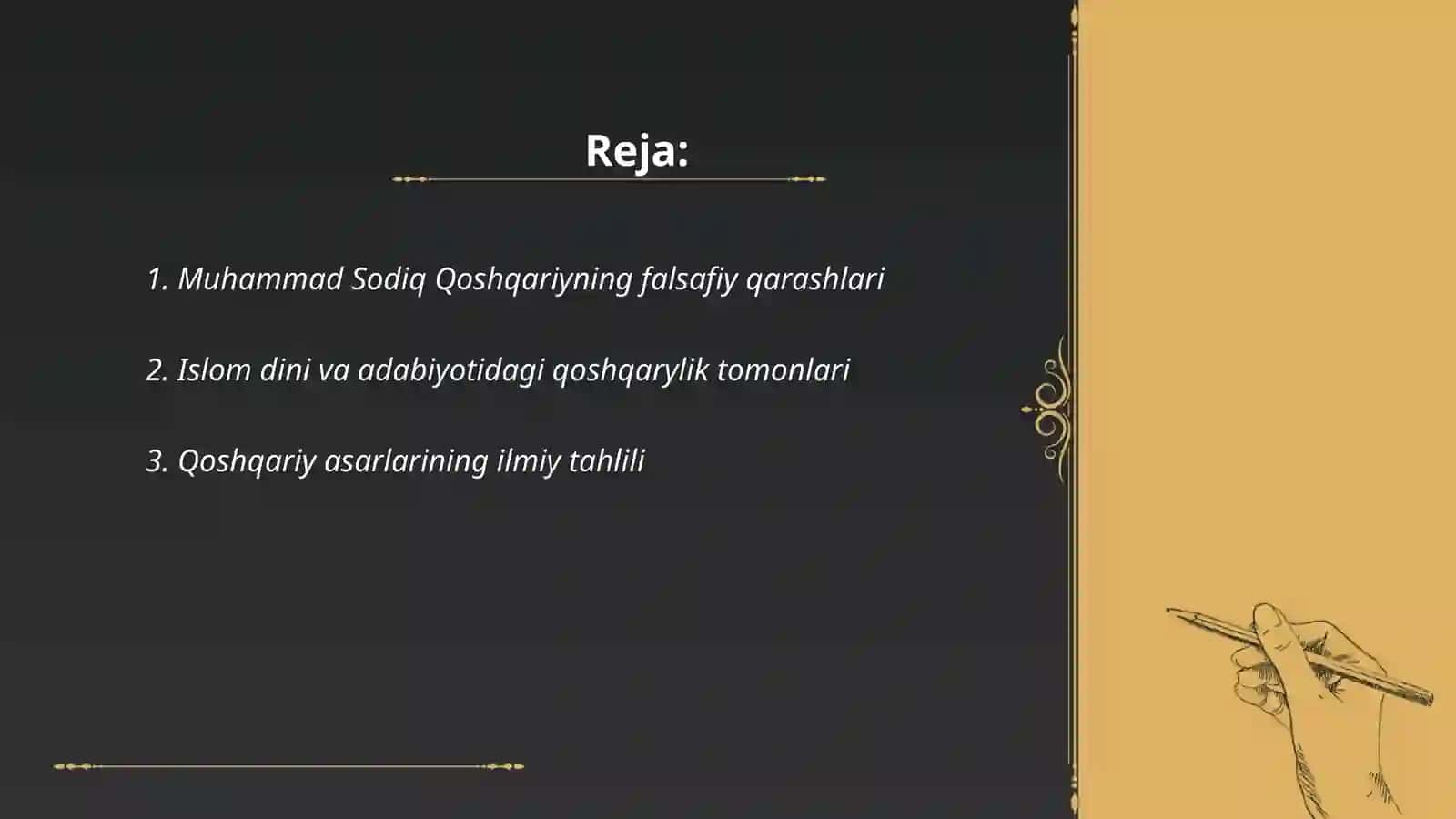 Muhammad Sodiq Qoshqariyning ilmiy ijodi 2