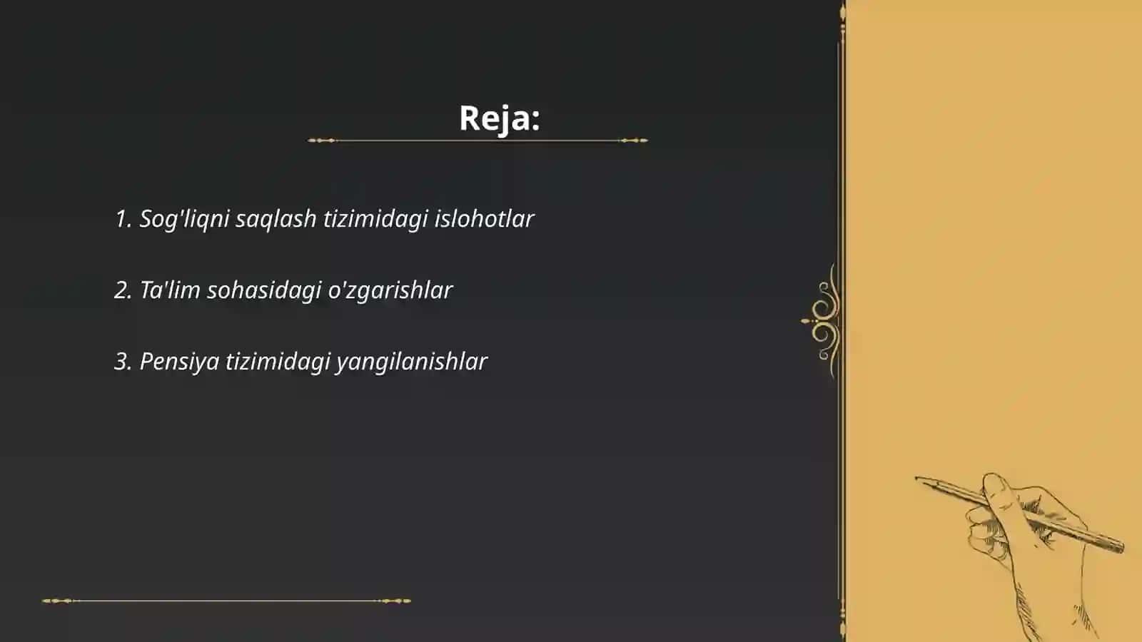 Sog'liqni saqlash tizimidagi islohotlar 2