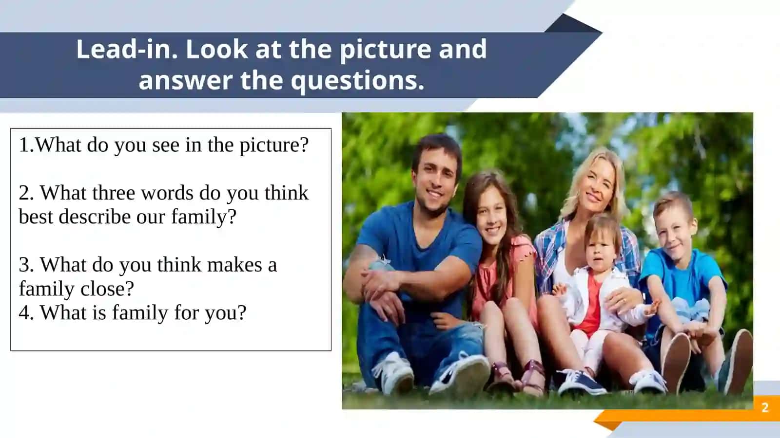 Lesson 1. Present Simple Tense.Familyandfriends 2