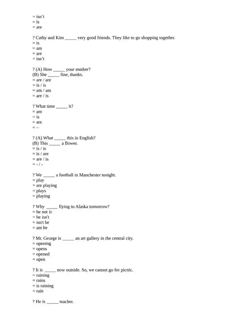 English language 1 (335 MCQs) 2