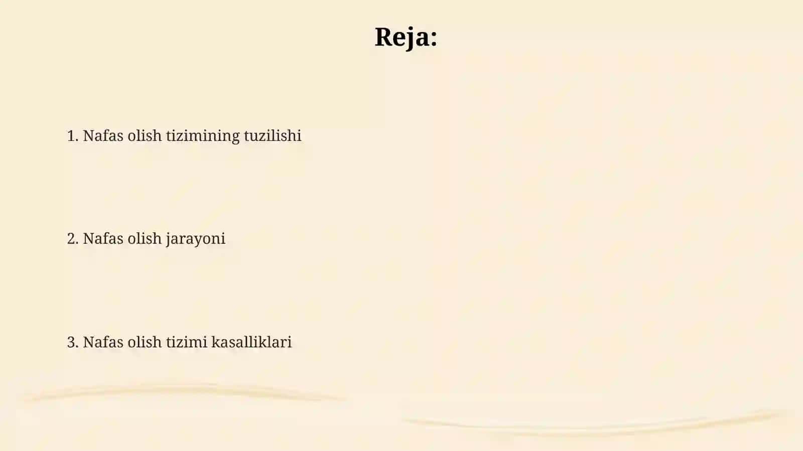 Nafas olish aʼzolari tizimi 2