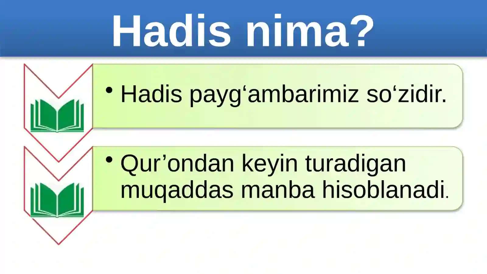 Hadislar tahlili 2