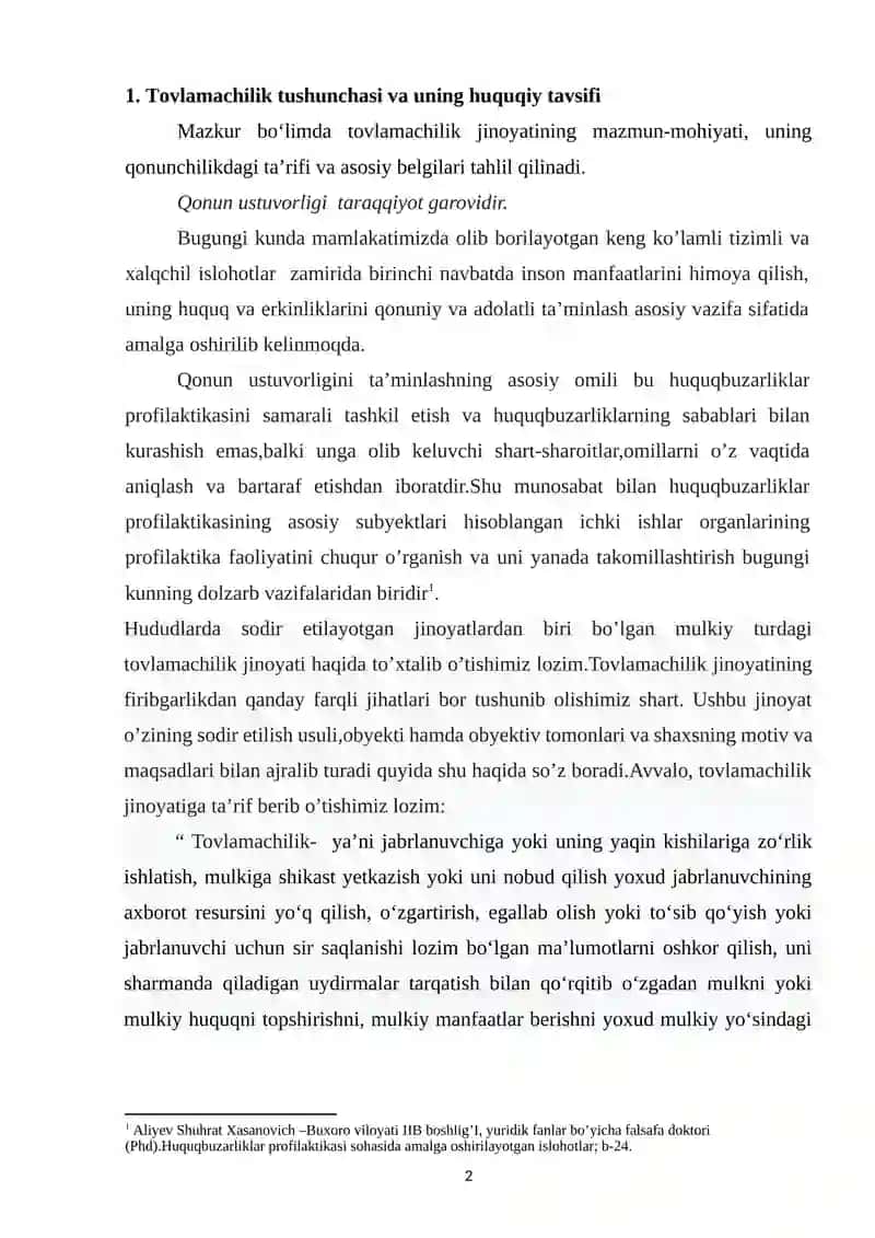 Tovlamachilik 2