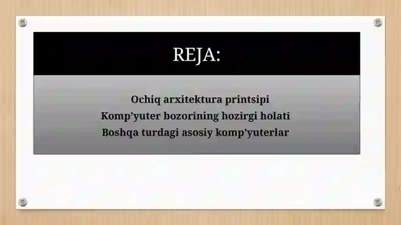 Dasturiy ta'minot va uning rivojlanib borish tendensiyalari.Matn axborotlarini qayta ishlash texnologiyalari 2