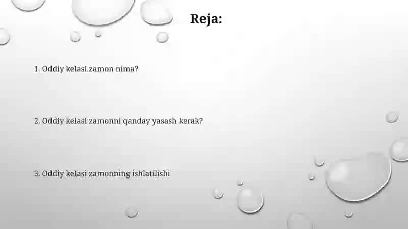 Kelasi Oddiy Zamon 2