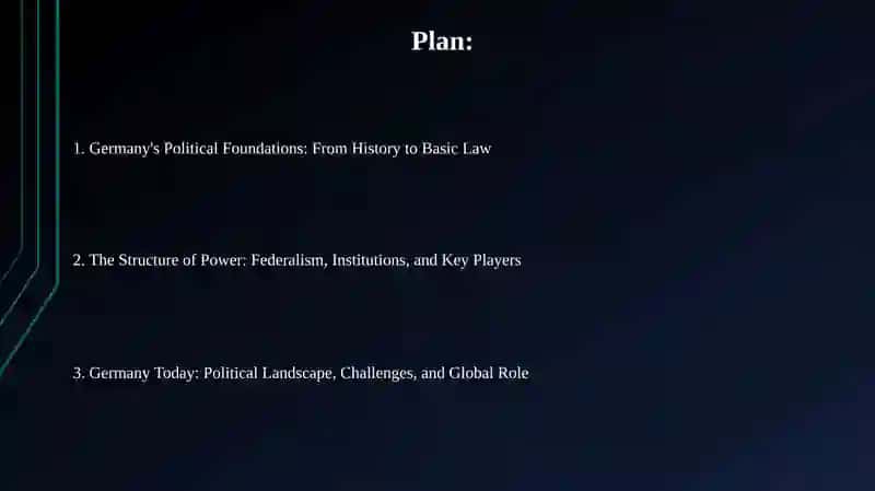 The political system of Germany 2