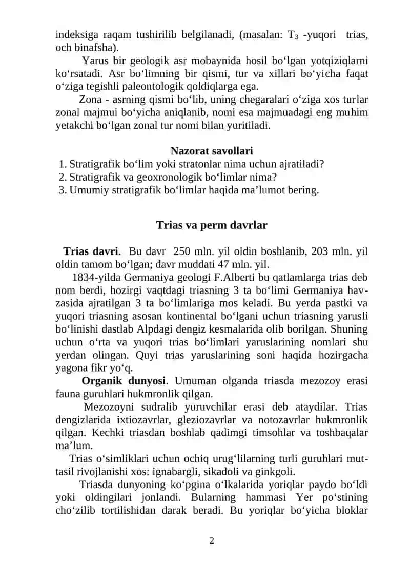 Geoxronologiya va stratigrafiya 2