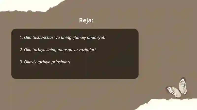 Oila tarbiyasi asoslari 2