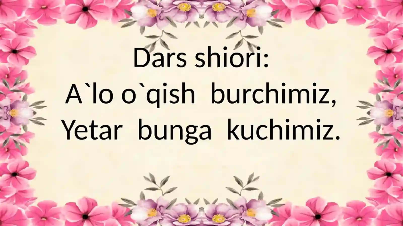 Ona tili va o`qish savodxonligi:So`zni topib ishlating 2