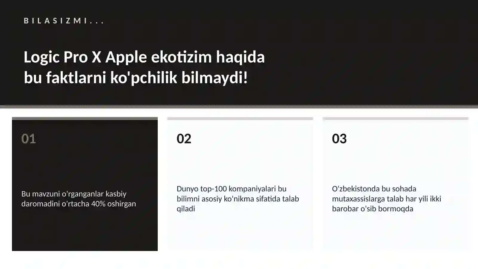 MUSIQA VA AUDIO TEXNOLOGIYALAR 2