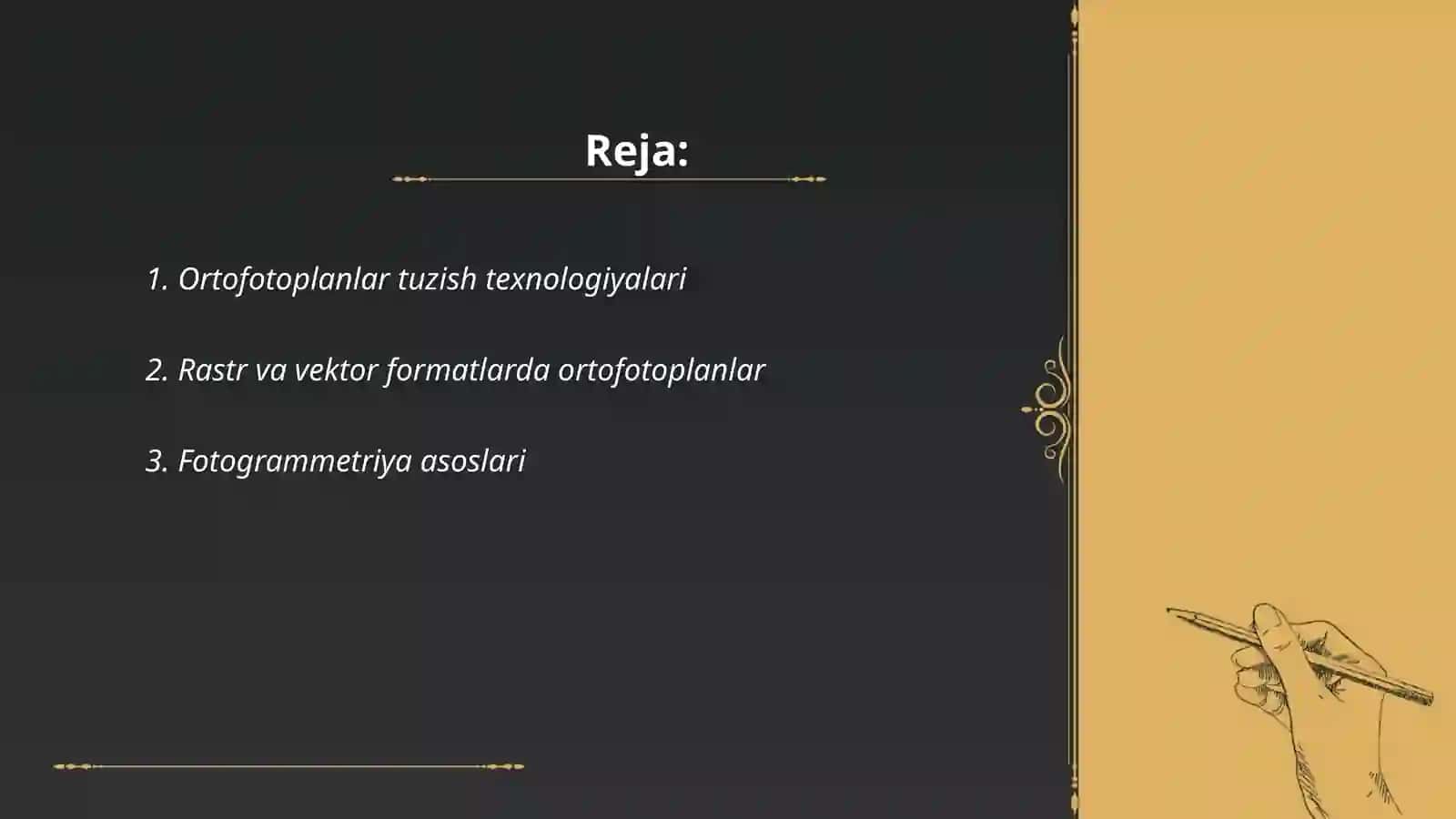 Ortofotoplanlar tuzish jarayonlari 2