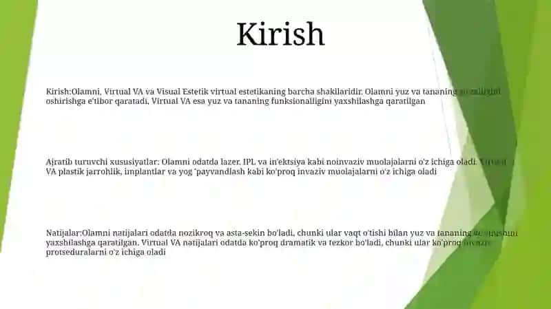Olamni Virtual Va Visual Estetik Idrok Etishning Farqlash 2