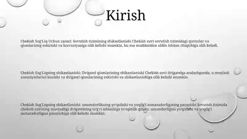 Chekish Sog'Liq Uchun Zarar 2