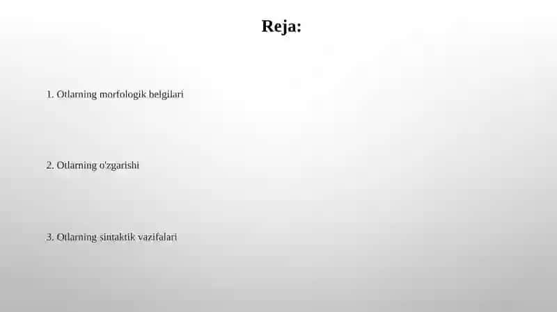 Otlarning kelishik shakllari 2