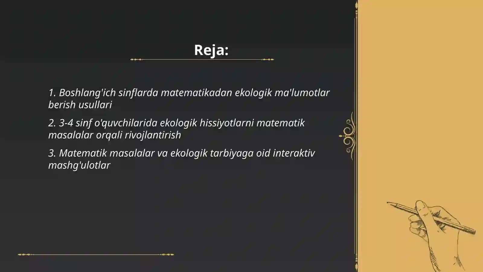 Ekologik tarbiya metodikasi 2