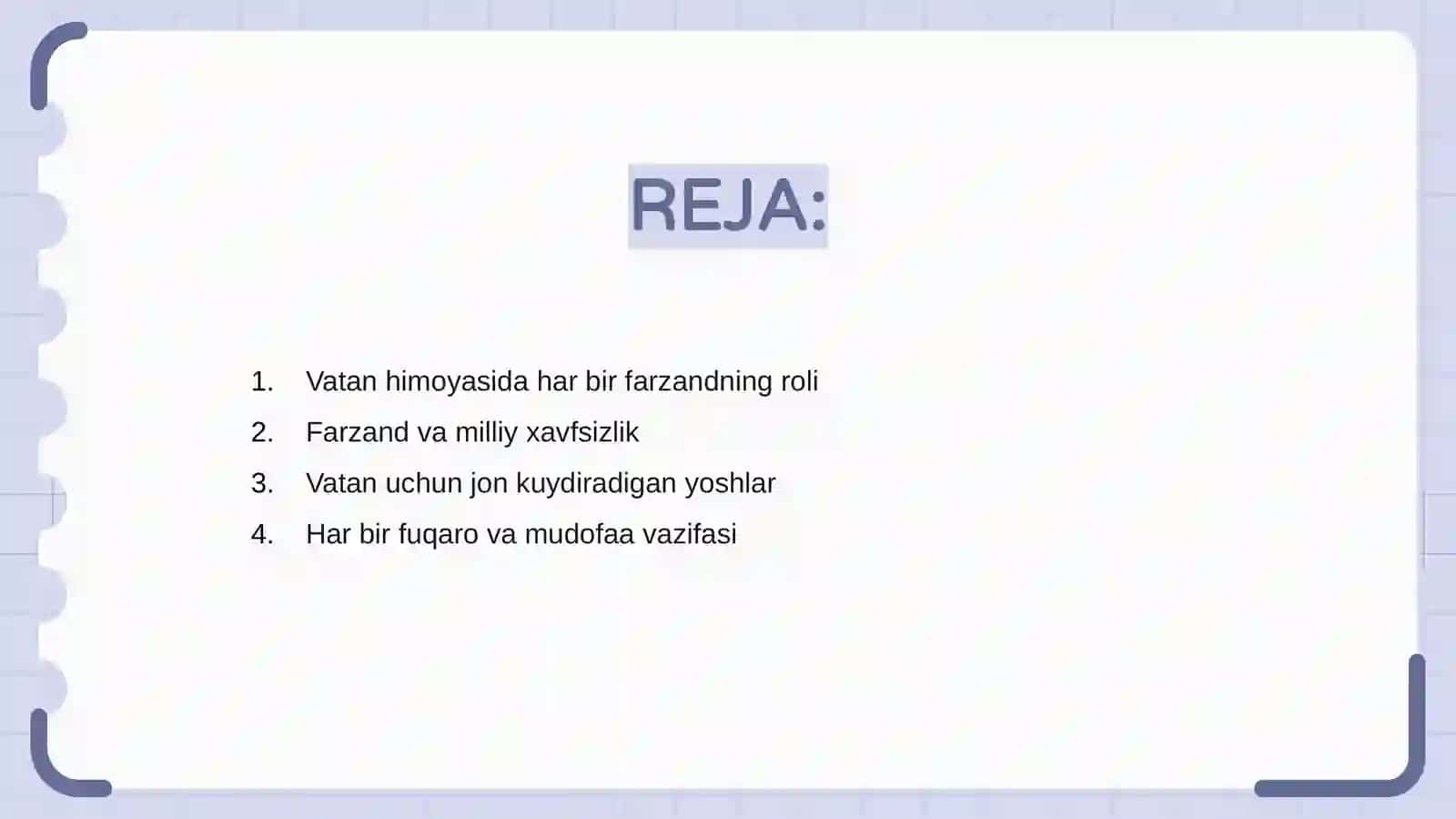 Vatan himoyasida har bir farzandning roli 2