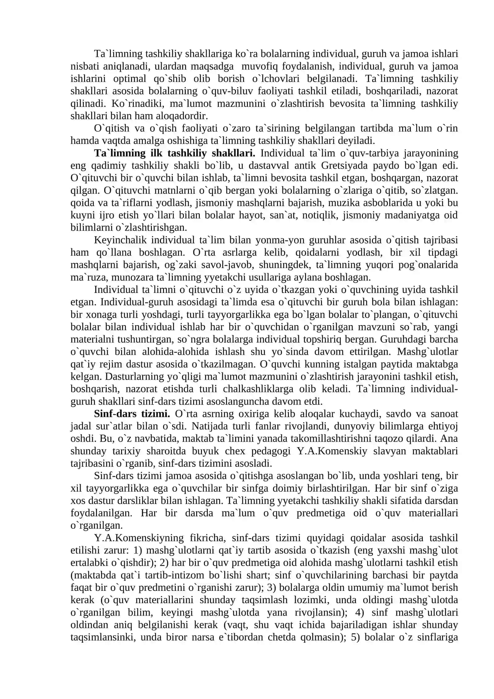 Ta'limning tashkiliy shakllari va metodlari 2