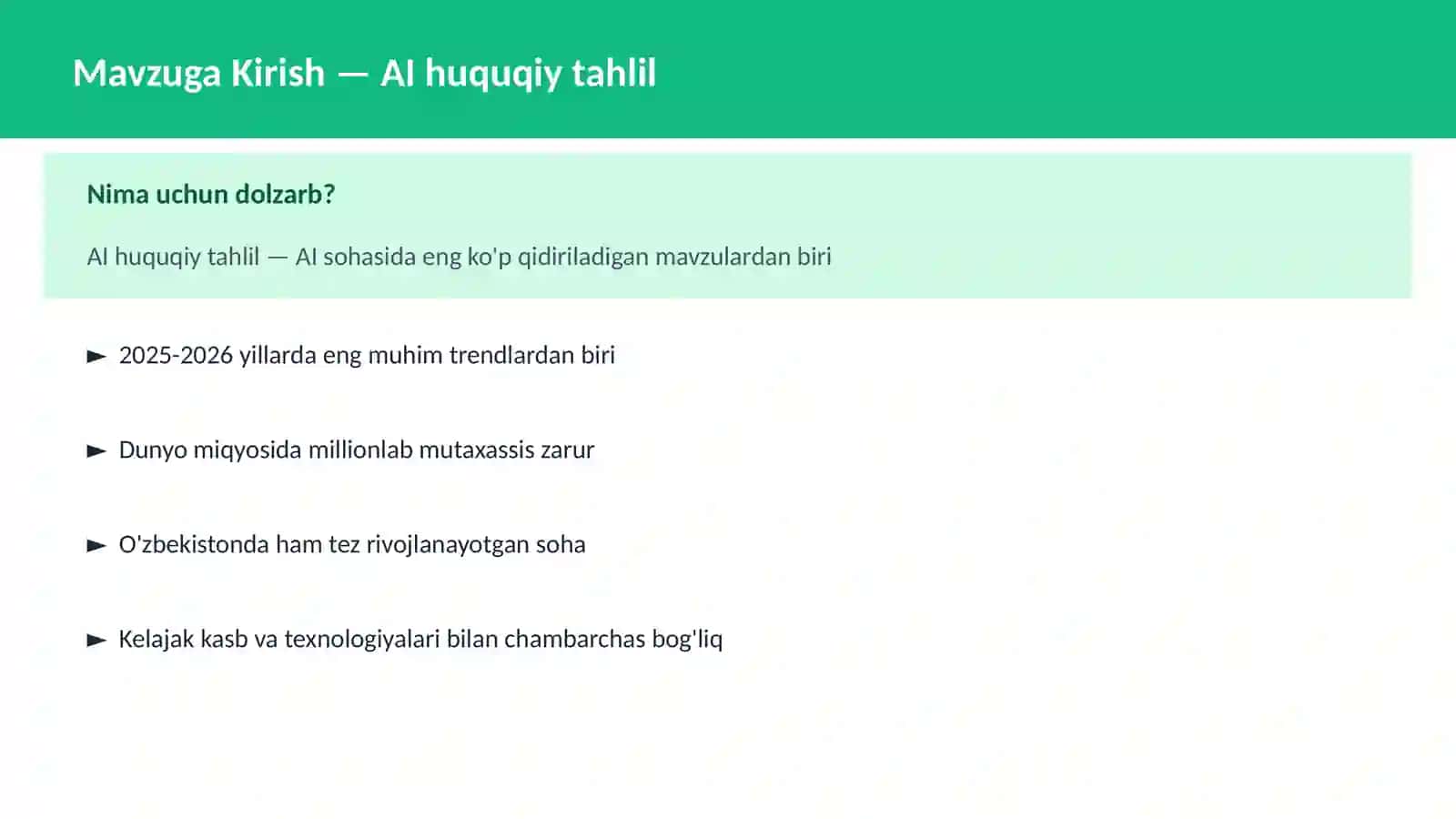 AI huquqiy tahlil 2