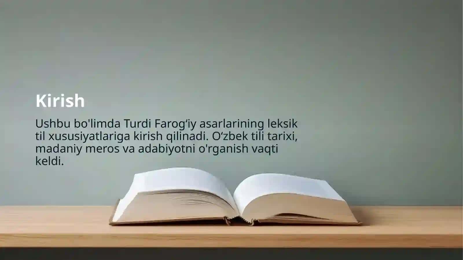 Turdi Farogʻiy asarlarining leksik til xususiyatlari 2